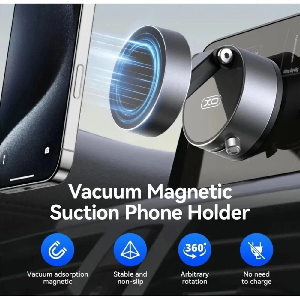Pink and Black Rotating Phone Holder